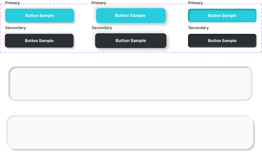 buttons and neumorphism